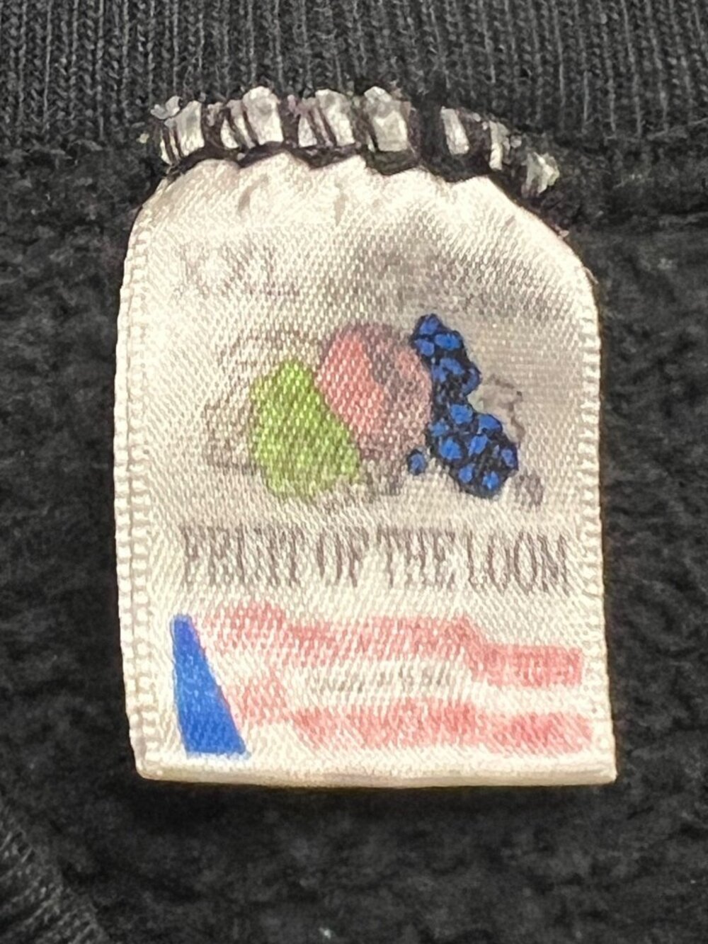 Vintage 90s Brunswick MD Fraternal Order Of Eagles Black Sweatshirt XXL - Picture 4 of 7